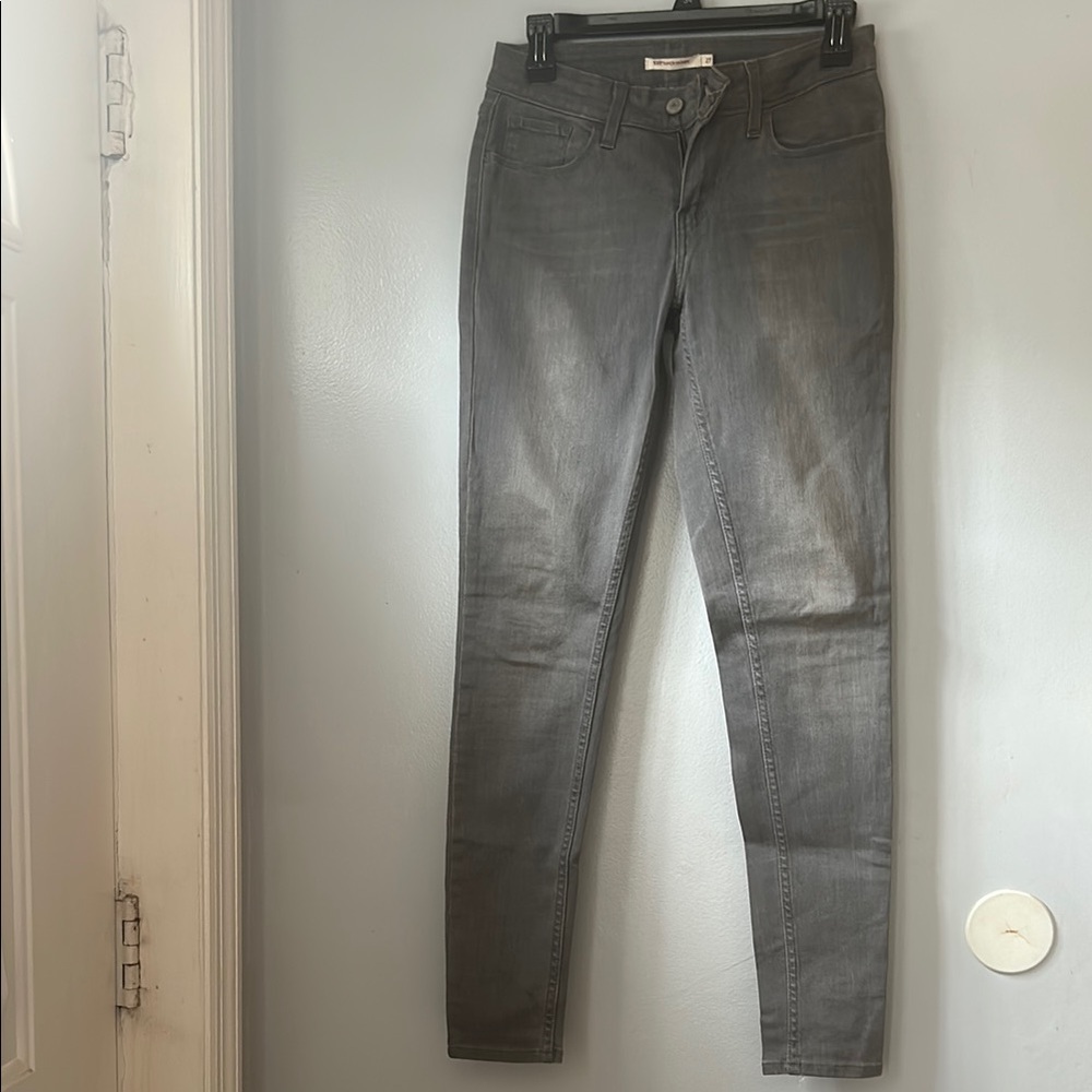 Levi's Gray Skinny Jeans for Women